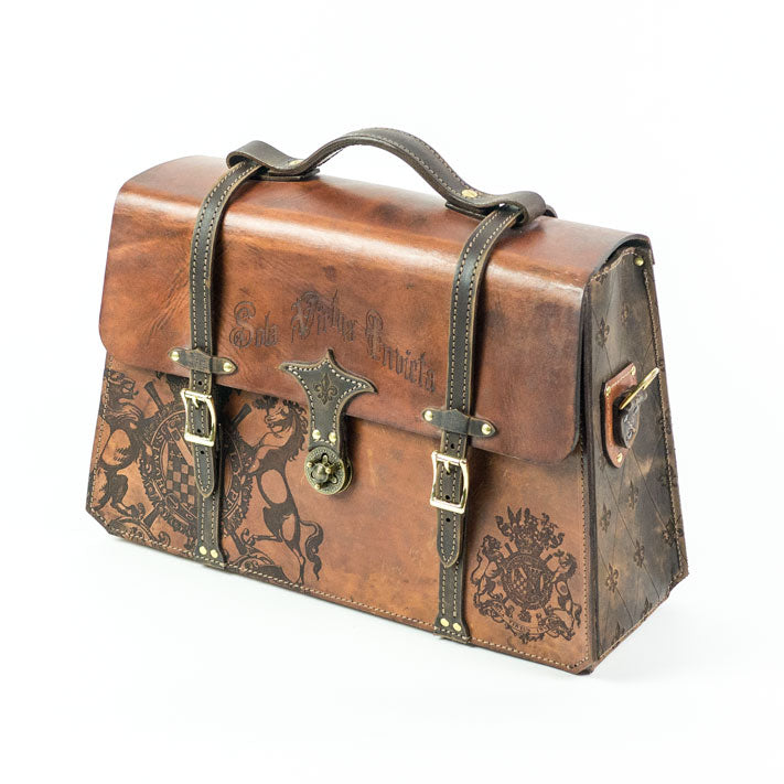 Sola Virtus Leather Attache