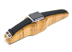 Arc Solo Apple Watch Charging Stand in Bamboo
