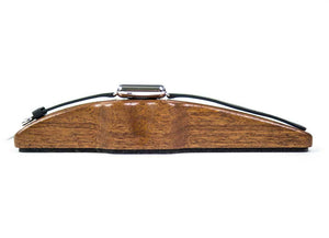 Apple Watch Charging Stand Arc Solo in Mahogany front