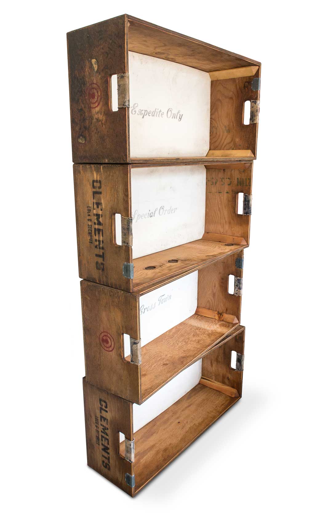 Reproduction Crate Stack Bookshelf