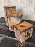 House Fire Candle Holders
