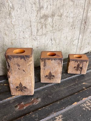 House Fire Candle Holders