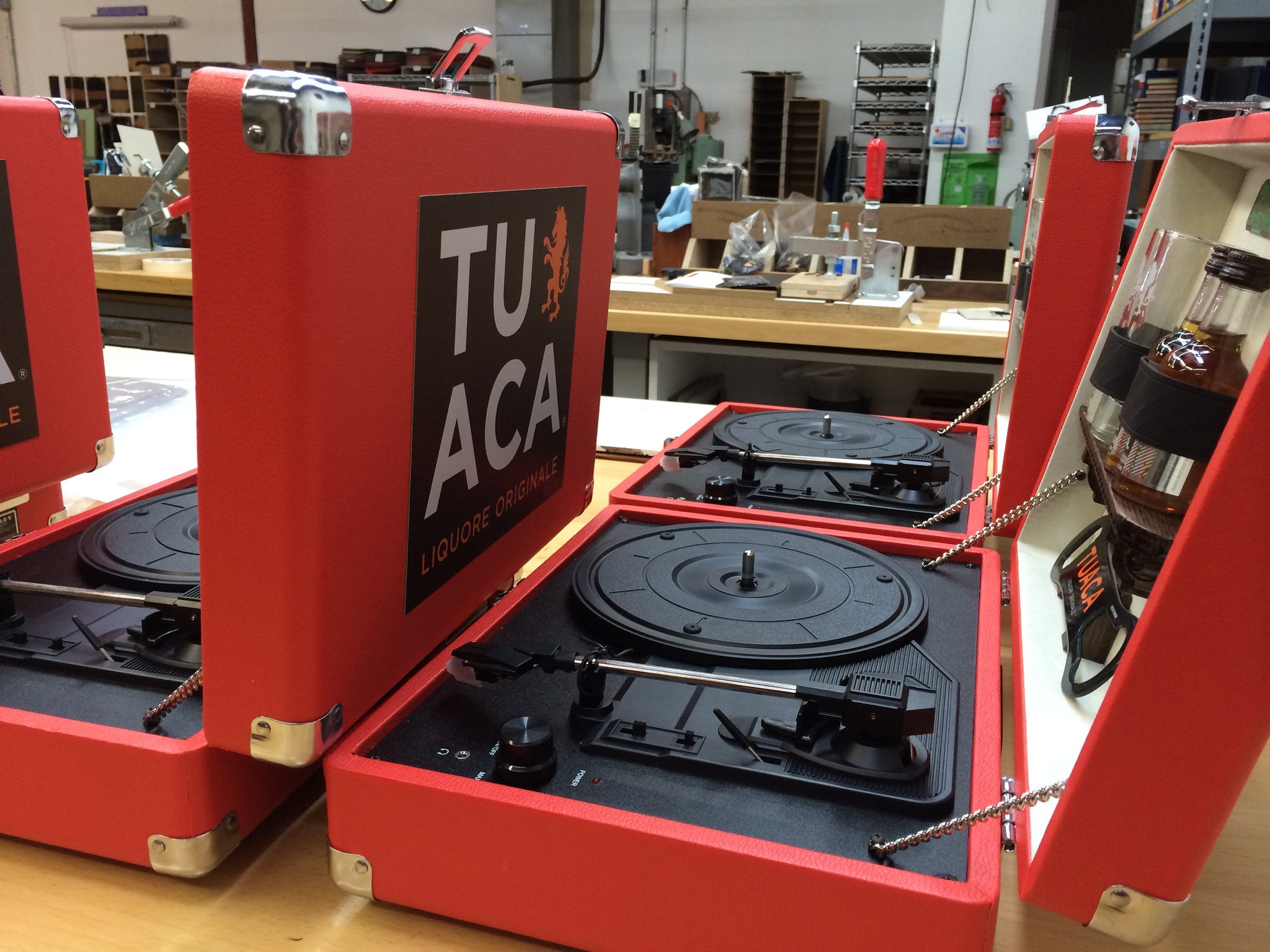 Custom Tuaca Turntables