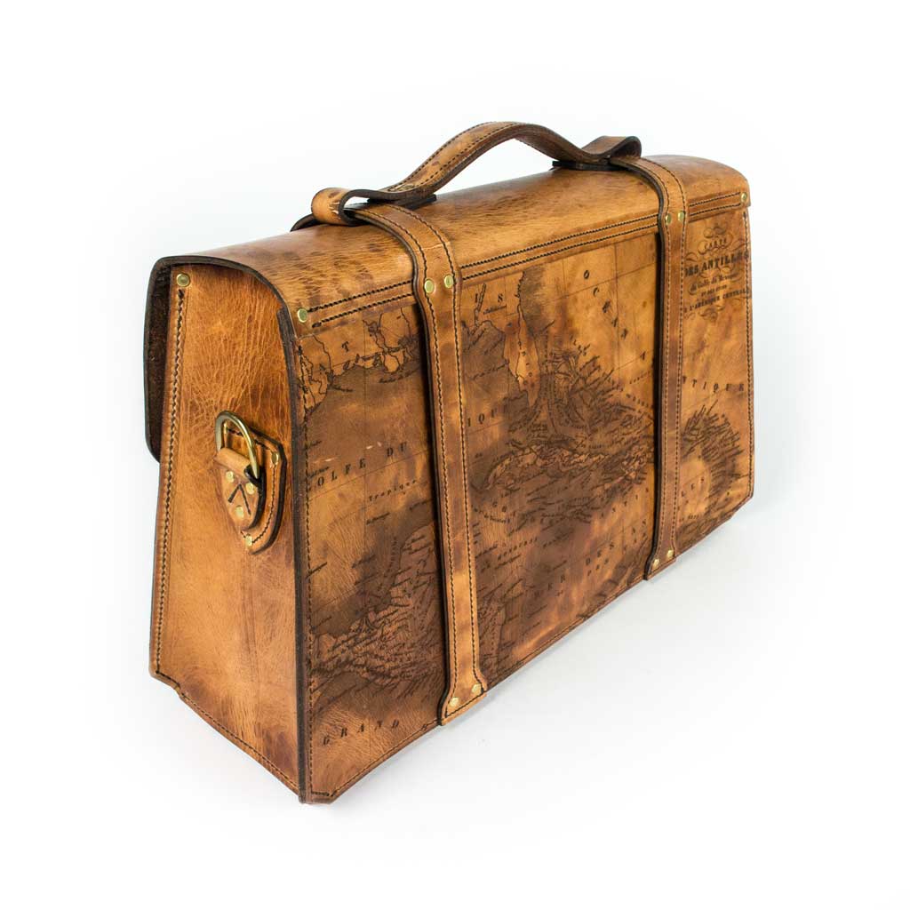 Custom Leather Attache