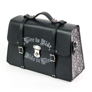 Live To RIde Leather Attache