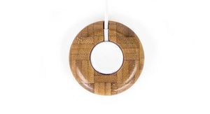 Bamboo Charging Puck for Apple Watch Top