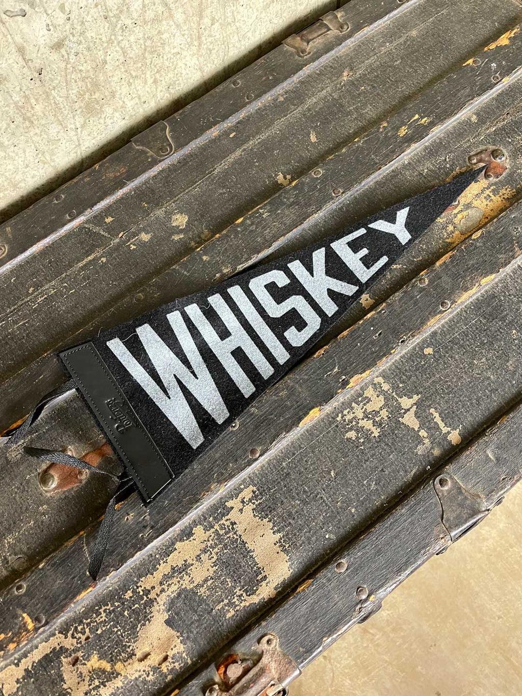 Whisky Black Felt Pennant